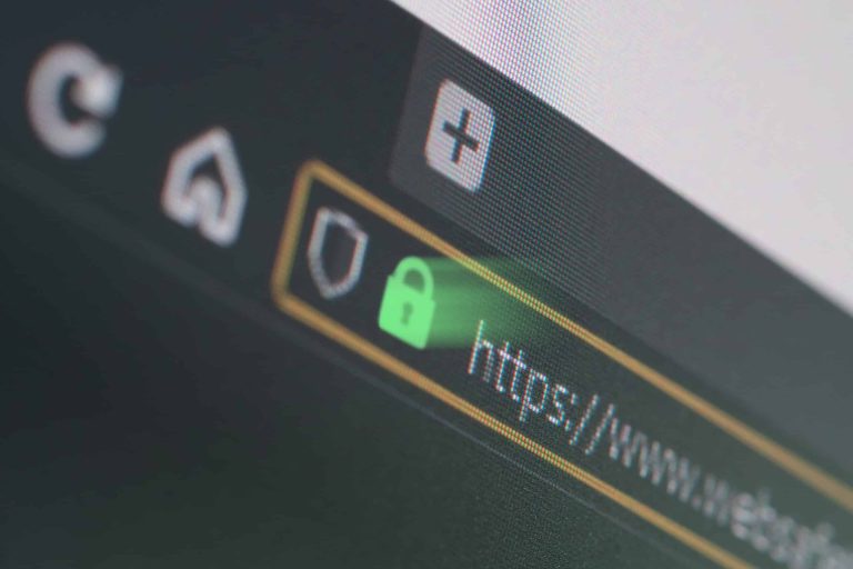 Dark,Web,Browser,Close-up,On,Lcd,Screen,With,Shallow,Focus,