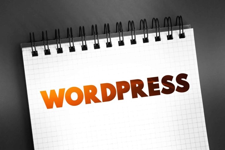 Wordpress,Text,On,Notepad,,Concept,Background
